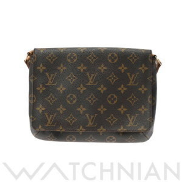 Louis Vuitton Musette Tango Shoulder Bag Brown Canvas Shoulder Bag - Picture 1 of 9